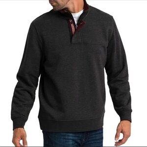 Orvis Gray Zip Up Sweater